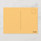 Mid Century Modern Geometric Abstract Pattern ポストカード (裏面)