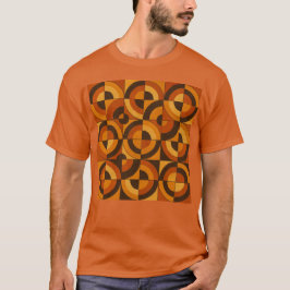 Mid Century Modern Geometric Abstract Pattern Tシャツ