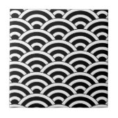 Mid Century Modern Geometric Arch Pattern タイル (正面)