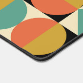Mid Century Modern Geometric Design デスクマット (コーナー)