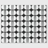 Mid Century Modern Geometric Pattern ラッピングペーパー (フラット)
