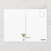 Mid Century Modern Gold 2 Olive Martini ポストカード (裏面)