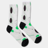 Mid Century Modern Green Physics  ソックス (右)