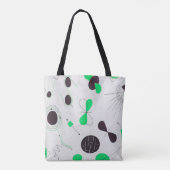 Mid Century Modern Green Physics トートバッグ (裏面)