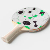 Mid Century Modern Green Physics  卓球ラケット (正面アングル)