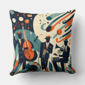 Mid Century Modern Jazz Age Trio クッション (裏面)