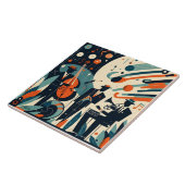 Mid Century Modern Jazz Age Trio タイル (側面)