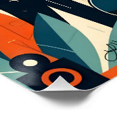 Mid Century Modern Jazz Age Trio ポスター (コーナー)