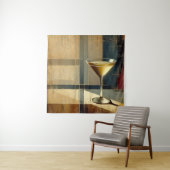 Mid Century Modern Martini in a Moonbeam タペストリー (インサイチュ)