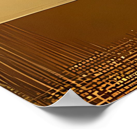 Mid Century Modern Martini in a Moonbeam ポスター (角)