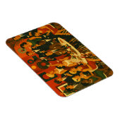 Mid Century Modern Martini Intellectuals Christmas マグネット (右側)