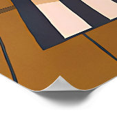 Mid Century Modern Martini Intellectuals New Year ポスター (角)