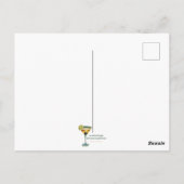 Mid Century Modern Martini Intellectuals New Year ポストカード (裏面)