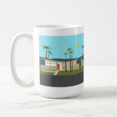 Mid Century Modern Neighborhood コーヒーマグカップ (左)