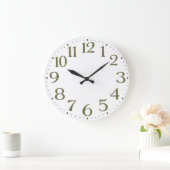 Mid-Century Modern Numeral ラージ壁時計 (ホーム)