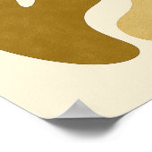 Mid Century Modern Organic Abstraction ポスター (角)
