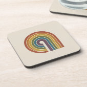 Mid-Century Modern Pride Hard Plastic Set of 6 コースター (左側)