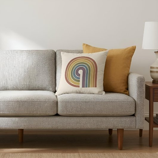 Mid-Century Modern Pride Square Throw クッション