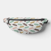 Mid-Century Modern Retro Feathers Fanny Pack ファニーパック (レイダウン)
