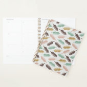 Mid-Century Modern Retro Feathers Planner プランナー手帳 (ディスプレー)