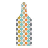 Mid-Century Modern Retro Geometric Circles Pattern カッティングボード (正面)