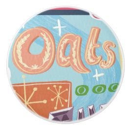 Mid Century Modern Retro Oats Ceramic Knob セラミックノブ