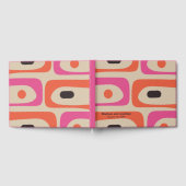 Mid Century Modern Retro Piquet Personalized ゲストブック (全面)