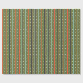 Mid-Century Modern Retro Stripe Pattern ラッピングペーパー