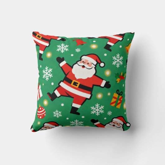 Mid Century Modern Santa クッション (裏面)