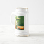 Mid Century Modern Shamrock Martini Sláinte! ビールジョッキ (正面左)