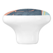 Mid Century Modern Space Kitty Ceramic Knob セラミックノブ (側面)