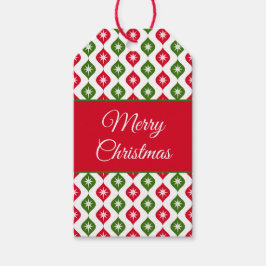 Mid century modern star retro Christmas ornament ギフトタグ