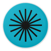 Mid Century Modern Starburst セラミックノブ (正面)