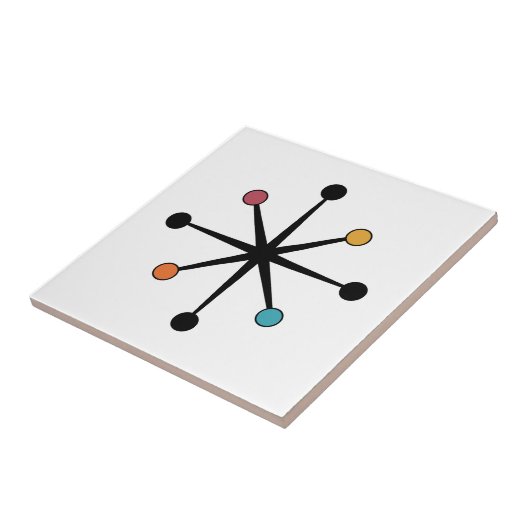 Mid Century Modern Starburst タイル (側面)