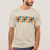 Mid Century Modern Starburst Design T-Shirt Tシャツ (正面)