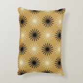 Mid Century Modern Starburst Pattern アクセントクッション (裏面(縦))