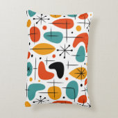 Mid Century Modern Starburst Pattern アクセントクッション (裏面(縦))