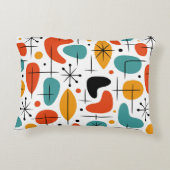 Mid Century Modern Starburst Pattern アクセントクッション (裏面)