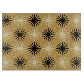 Mid Century Modern Starburst Pattern カッティングボード (正面)