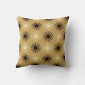 Mid Century Modern Starburst Pattern クッション (裏面)