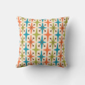 Mid Century Modern Starburst Pattern クッション (裏面)