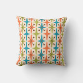 Mid Century Modern Starburst Pattern クッション (正面)
