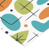 Mid Century Modern Starburst Pattern ショートテーブルランナー (コーナー)