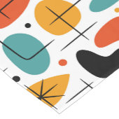 Mid Century Modern Starburst Pattern ショートテーブルランナー (コーナー)