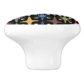 Mid Century Modern Starburst Pattern セラミックノブ (側面)