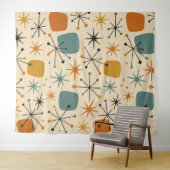 Mid Century Modern Starburst Pattern タペストリー (インサイチュ(横))