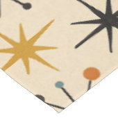 Mid Century Modern Starburst Pattern テーブルクロス (アングル)