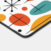 Mid Century Modern Starburst Pattern デスクマット (コーナー)