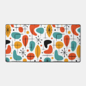 Mid Century Modern Starburst Pattern デスクマット (正面)