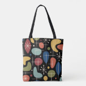 Mid Century Modern Starburst Pattern トートバッグ (裏面)